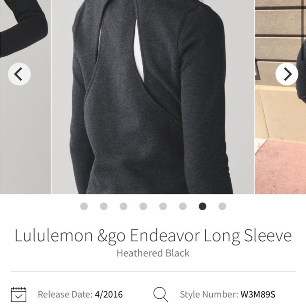 Lululemon &Go Endeavor sweater size 6 - Picture 6 of 6